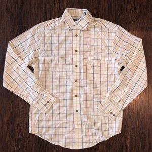Roundtree & Yorke Multicolor Plaid Polo Shirt